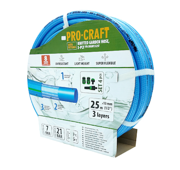 Procraft Modrá zahradní hadicí Procraft PR-3KGH1325F | PR-3KGH1325F