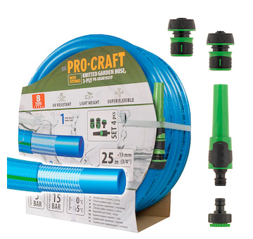 Procraft Modrá zahradní hadicí Procraft PR-3KGH1925F | PR-3KGH1925F