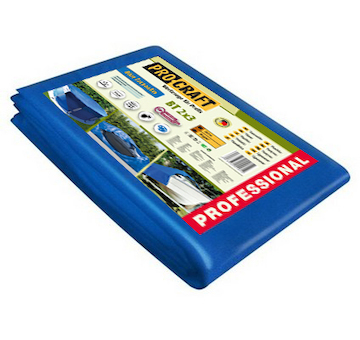 Procraft Plachta Procraft BT5x6 50g/m2 nepromokavá s oky 5x6 m modrá | BT5x6