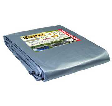 Procraft Plachta Procraft ST20x20 200g/m2 nepromokavá s oky 20x20 m stříbrná | ST20x20