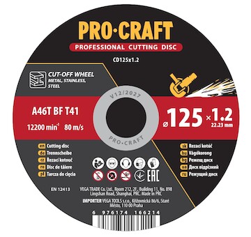 Procraft Řezný kotouč Procraft CD125x1.2 | CD125x1.2