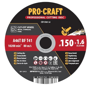 Procraft Řezný kotouč Procraft CD150x1.6 | CD150x1.6