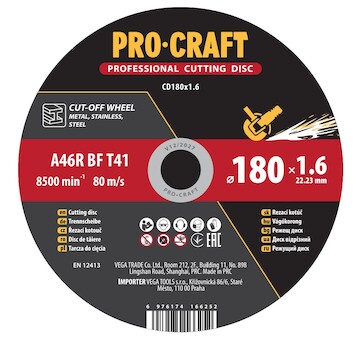 Procraft Řezný kotouč Procraft CD180x1.6 | CD180x1.6