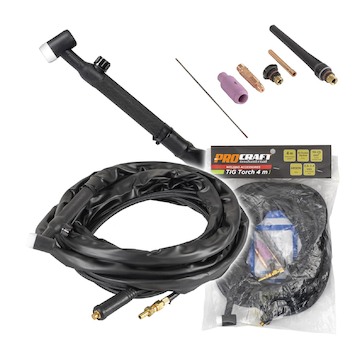 Procraft Svařovací hořák tig 4mm Procraft Industrial | TIG torch 4m