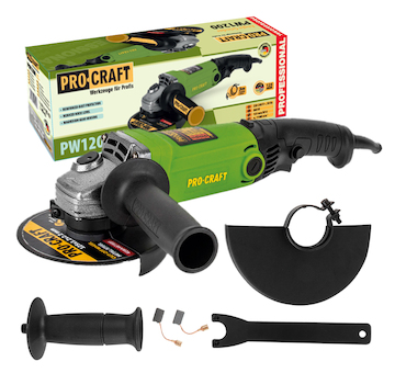 Procraft Úhlová bruska Procraft PW1200 (PW860), 125mm | PW1200