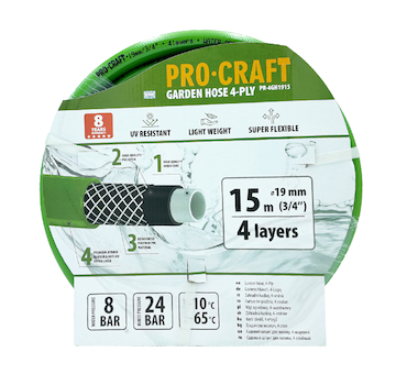 Procraft Zelená zahradní hadicí Procraft PR-4GH1915 | PR-4GH1915