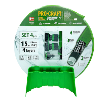 Procraft Zelená zahradní hadicí Procraft PR-4GH1915F | PR-4GH1915F