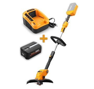 Riwall PRO RALT 3040 set vyžínač s aku motorem 40 V + 2Ah baterie + nabíječka 40 V AT41B1701036B_set