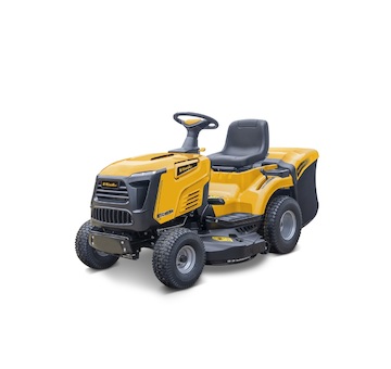 Riwall PRO RLT 102 HRD TWIN dvouválcový travní traktor 102 cm se zadním výhozem a hydrostatickou převodovkou