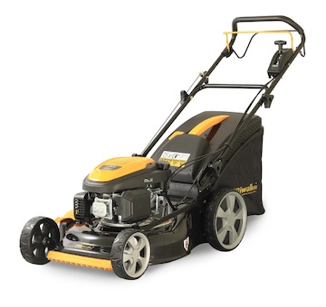 Riwall PRO RPM 5155 V PRO multifunkční travní sekačka 4 v 1 s benzinovým motorem a variabilním pojezdem PM12F2101003B