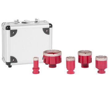 Sada vyřezávačů Strend Pro Premium, DCB11S5, 20-35-45-55-72 mm, M14, diamant, korunky, professional 226192