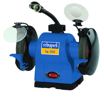 Scheppach bg 200 dvoukotoučová bruska s indukčním motorem 4903105901