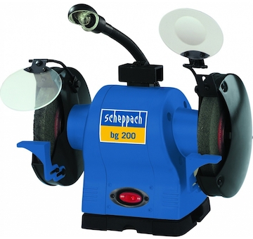 Scheppach bg 200 w bruska na suché i mokré broušení 5903105903