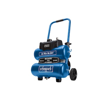 Scheppach HC 20 Si Twin ultra tichý bezolejový dvouválcový kompresor 20 l  5906145901