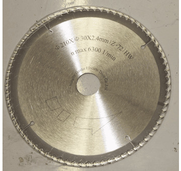 Scheppach pilový kotouč 210/30mm, 72z pro PL 75  7901800602
