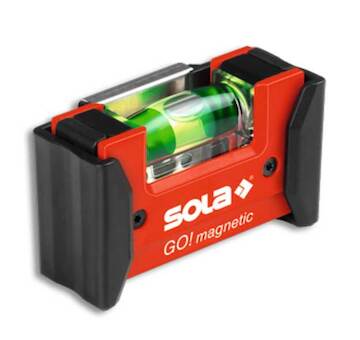 Sola 1621201 GO! magnetic CLIP - kompaktní vodováha 7,5cm