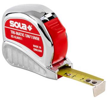 Sola 50023201 Tri-Matic TM 3 - Svinovací metr 13mm/3m