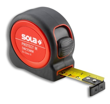 Sola 50570601 Protect M PE 525 - svinovací metr s magnetem 25mm/5m
