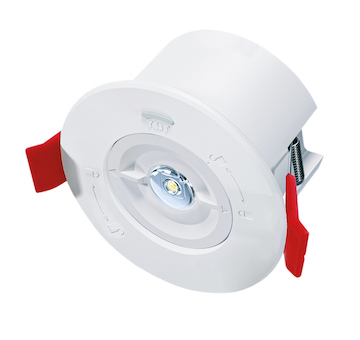 Solight LED nouzové osvětlení podhledové, 200lm, IP65, LiFePo4 1800mAh baterie, autotest