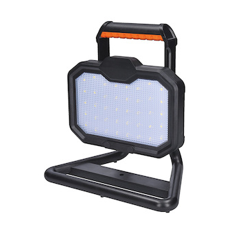 Solight WM-20W-RE LED reflektor 20W, přenosný, nabíjecí, 2000lm, oranžovo-černý