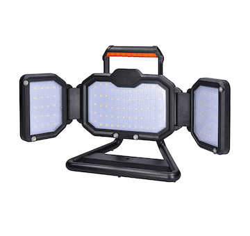 Solight WM-30W-RE LED reflektor 30W, přenosný, nabíjecí, 3000lm, oranžovo-černý
