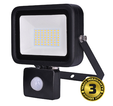 Solight WM-50WS-L LED reflektor PRO se senzorem, 50W, 4600lm, 5000K, IP44