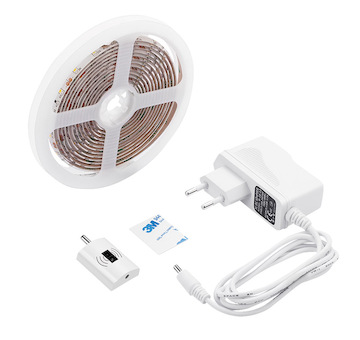 Solight WM505 LED stmívatelný pásek s bezdotykovým ovládáním, 3m, 180 LED, 4000K, IP65, 230V