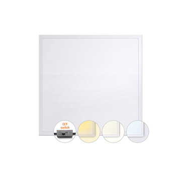 Solight WO25-W LED světelný panel Backlit CCT, 36W, 3960lm, 3000/4000/5000K, Lifud, 60x60cm, bílá barva