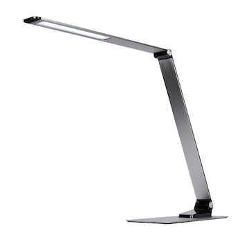 Solight WO51-S LED stolní lampička stmívatelná, 11W,  změna chromatičnosti, broušený hliník, stříbrná