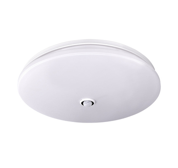 Solight WO776 LED stropní světlo PLAIN s PIR sensorem, 18W, 1260lm, 3000K, kulaté, 33cm