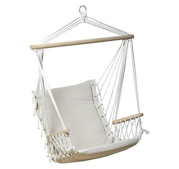 ST Leisure Equipment 802161 Křeslo CRAIG, houpací, zahradní, přírodní, bavlna, Max. 150 kg, 100x50 cm