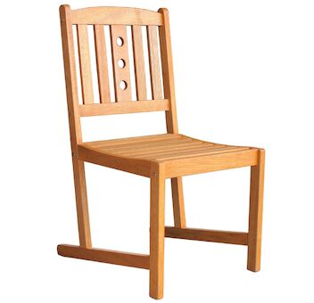 ST Leisure Equipment 802360 Židle LEQ KULBY, 46x58x95 cm, dřevěná, terasová