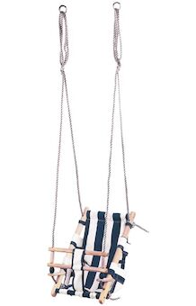 ST Leisure Equipment 802399 Houpačka LEQ FUMIKO, 36x24x45 cm, dětská, tkanina/dřevo, modrá