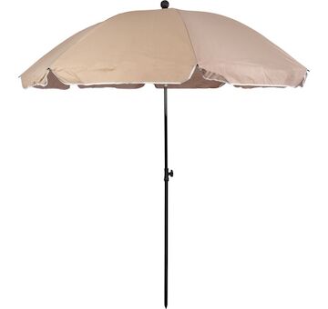 ST Leisure Equipment 802576 Slunečník BETTY 200 cm, 22/25 mm, s kloubkem, béžový, plážový