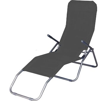 ST Leisure Equipment 802602 Lehátko JAMAICA, tmavě-šedé, 140x60x96 cm