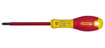Stanley 0-65-417 FATMAX Šroubovák izolovaný 1000V Pz0 x 75 mm