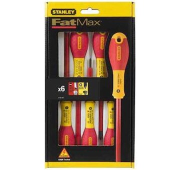 Stanley 0-65-443 FATMAX 6dílná sada izolovaných šroubováků 1000 V