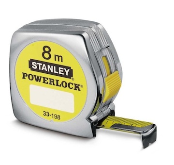 Stanley 1-33-198 svinovací metr powerlock®, pouzdro z abs materiálu - 8 m