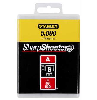 Stanley 1-TRA205-5T Spony standardní 5000 ks typ A 5/53/530 - 8 mm/5/16