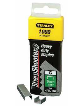 Stanley 1-TRA708-5T Spony pro vysoké zatížení 5000 ks typ G 4/11/140 - 12 mm/1/2