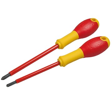 Stanley FMHT0-62648 FATMAX Izolovaný šroubovák Borneo - Pz1 a Pz2 c 125 mm