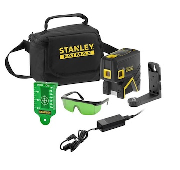 Stanley FMHT77596-1 FatMax 5bodový laser, Li-Ion baterie, zelený paprsek