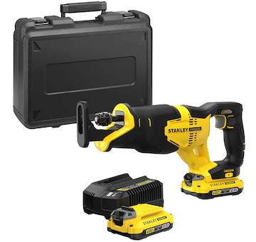 Stanley SFMCS310D2K-QW FATMAX V20 Aku mečová pila, 2 x 2.0 Ah 18 V