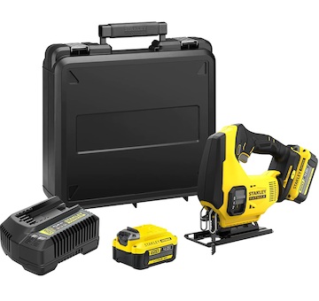 Stanley SFMCS600M2K-QW FATMAX V20 Aku přímočará pila, 2 x 4.0 Ah 18 V