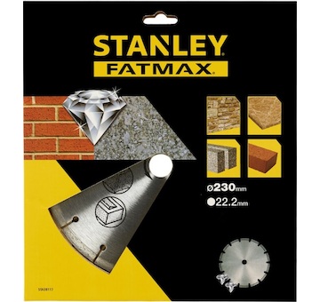 Stanley STA38117-XJ Diamantový kotouč segmentový na beton/cihly O 230 x 22,2 mm