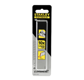 Stanley STHT2-11818 Karbidové odlamovací čepele - 18 mm x 10 ks