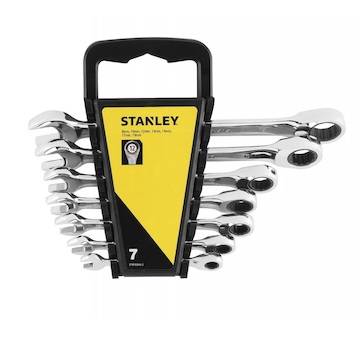 Stanley STMT82846-0 7dílná sada ráčnových očkoplochých klíčů (8 - 19 mm)