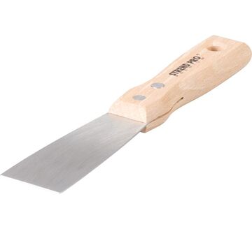 Stěrka Strend Pro Premium S295, 40x1,2 mm, Inox/nerez, buková rukojeť 216131
