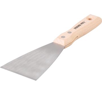 Stěrka Strend Pro Premium S295, 80x1,2 mm, Inox/nerez, buková rukojeť 216134