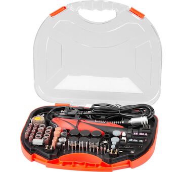 Strend Pro 114603 Bruska , mini, přímá, vrtání a broušení, 135 W, s příslušenstvím